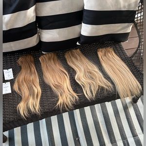 Harper Ellis Hair Company 18 inch hand tied extensions. 4 Wefts.